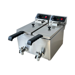 Electric Counter Fryer 2x4L Twin Tank