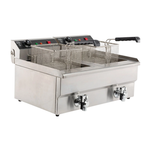 Electric Counter Fryer 2x8L Twin Tank