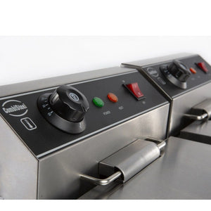 Electric Counter Fryer 2x8L Twin Tank