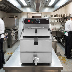 Electric Counter Fryer 1x10L Single Tank