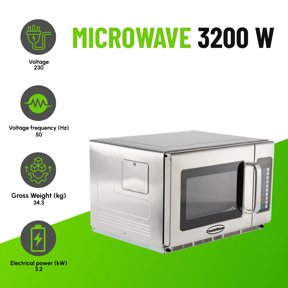 1550W Commercial Microwave