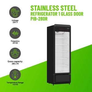 Refrigerator 1 Glass Door PIB-280R