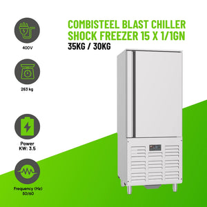 Blast Chiller 15x 1/1GN