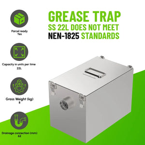 GREASE TRAP SS 22L