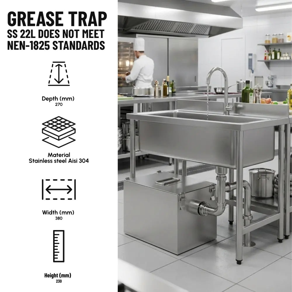 GREASE TRAP SS 22L