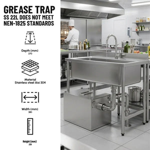 GREASE TRAP SS 22L