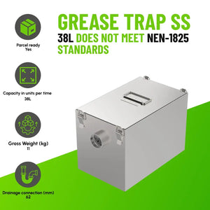 GREASE TRAP SS 38L