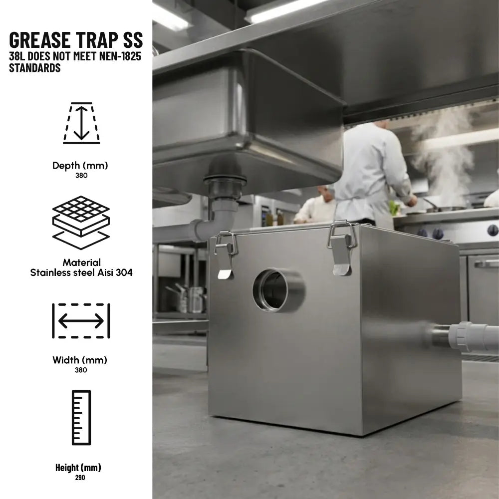 GREASE TRAP SS 38L