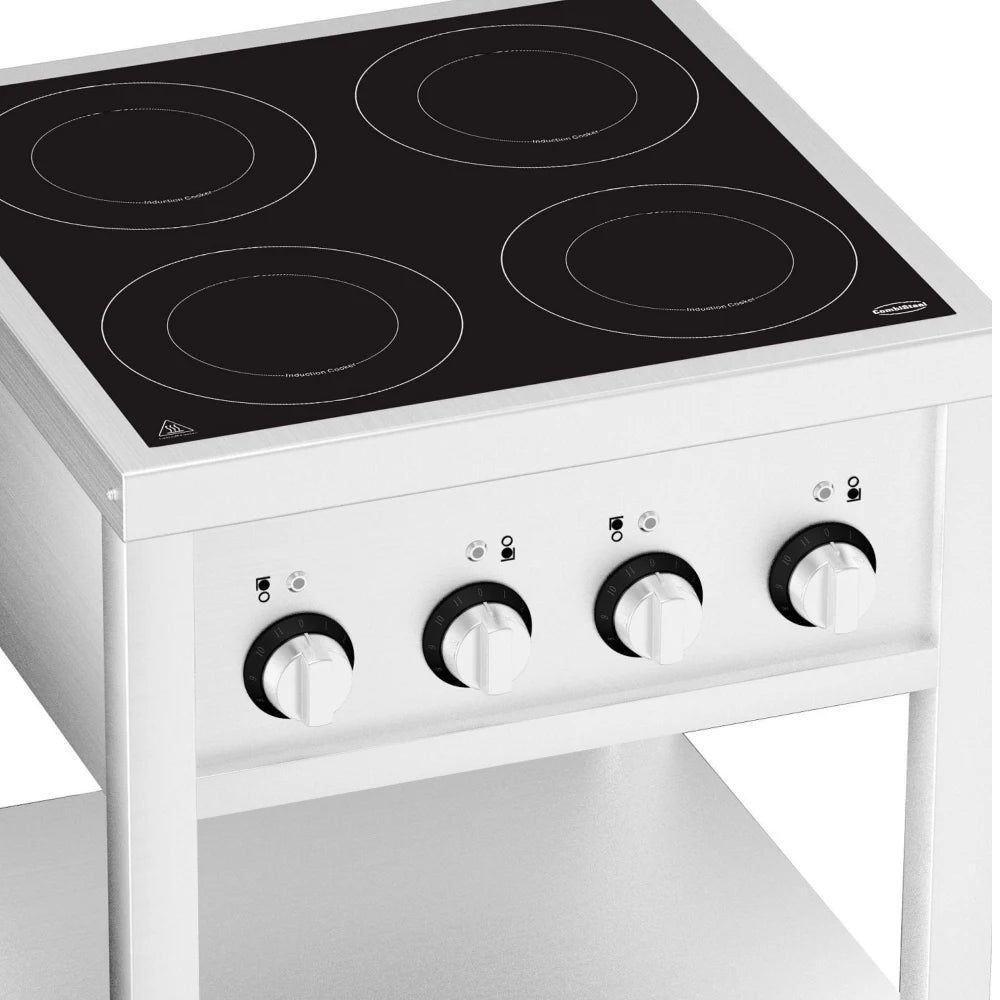 Induction Stove 4 Hobs Open Frame