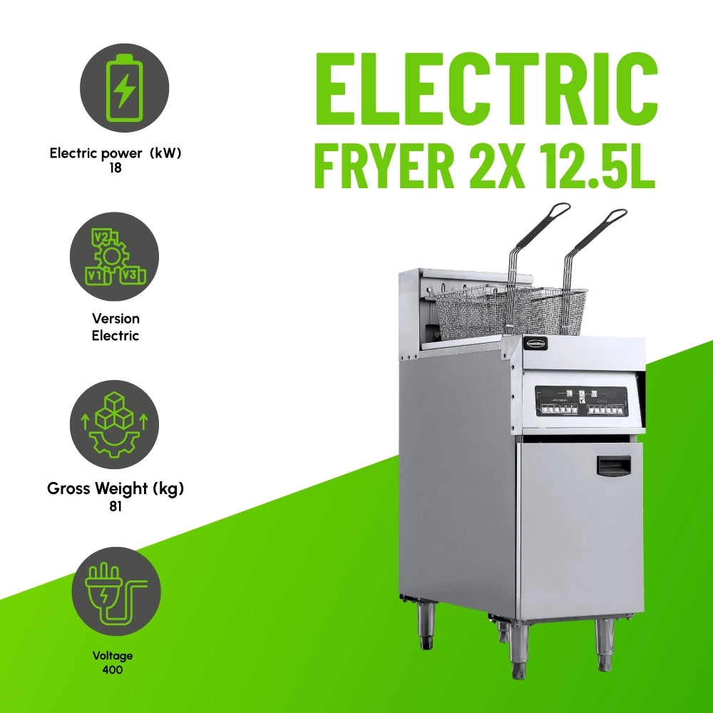 Electric Fryer 2x12.5L