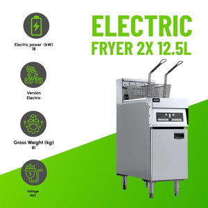 Electric Fryer 2x12.5L