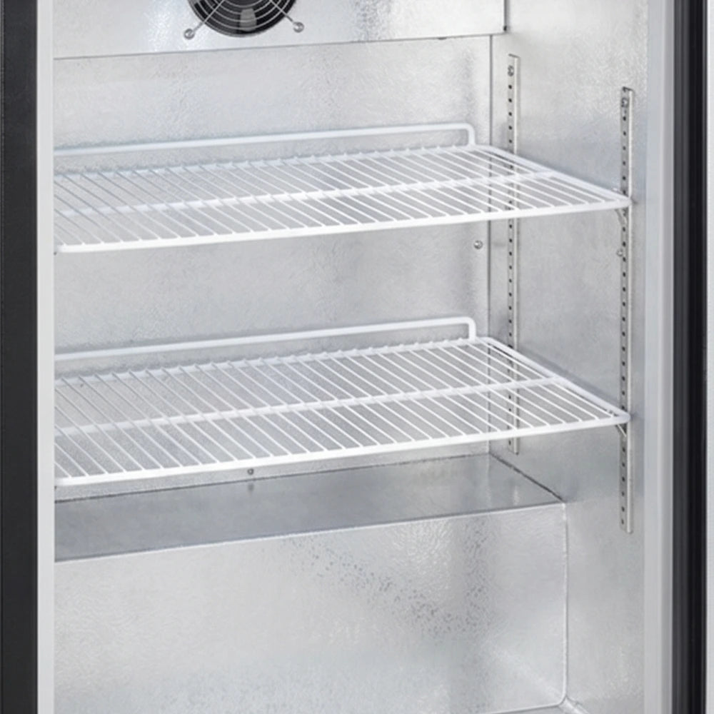 Black 1 Door Back Bar Cooler 600 x 900mm