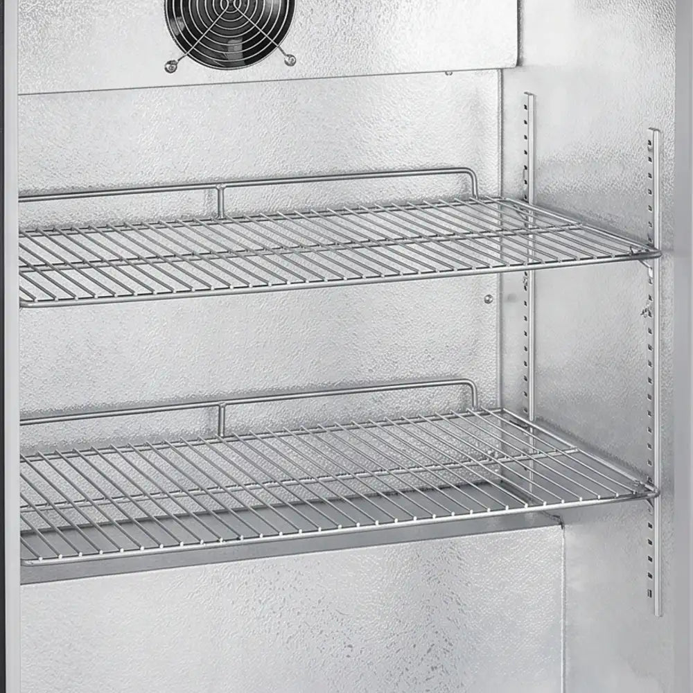 Black 1 Door Back Bar Cooler 600 x 850mm