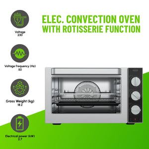 Electric Convection Oven with Rotisserie