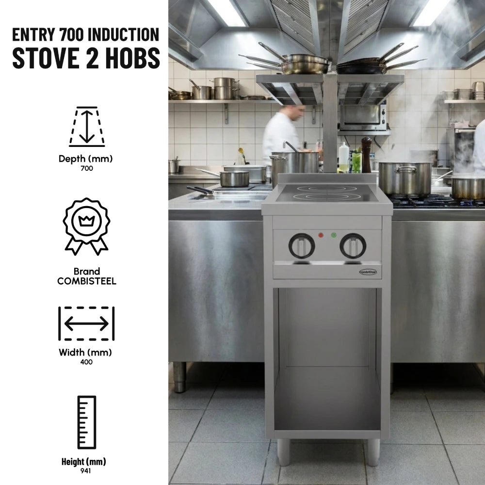 Entry 700 Induction Stove 2 Hobs