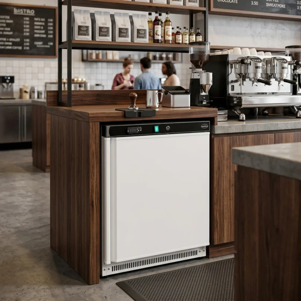 Refrigerator White 1 Door Digital 130L