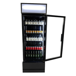 Refrigerator Glass Door FCU-370 Black