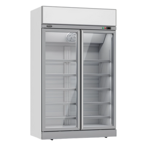 White 2-Door Display Freezer INS-1000F