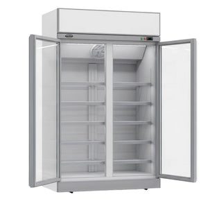 White 2-Door Display Freezer INS-1000F