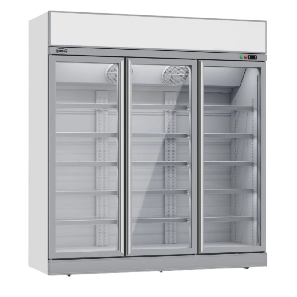 White 3-Door Display Freezer INS-1530F