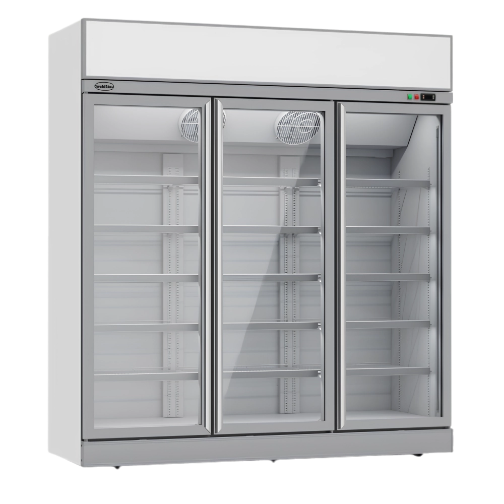 White 3-Door Display Fridge INS-1530R