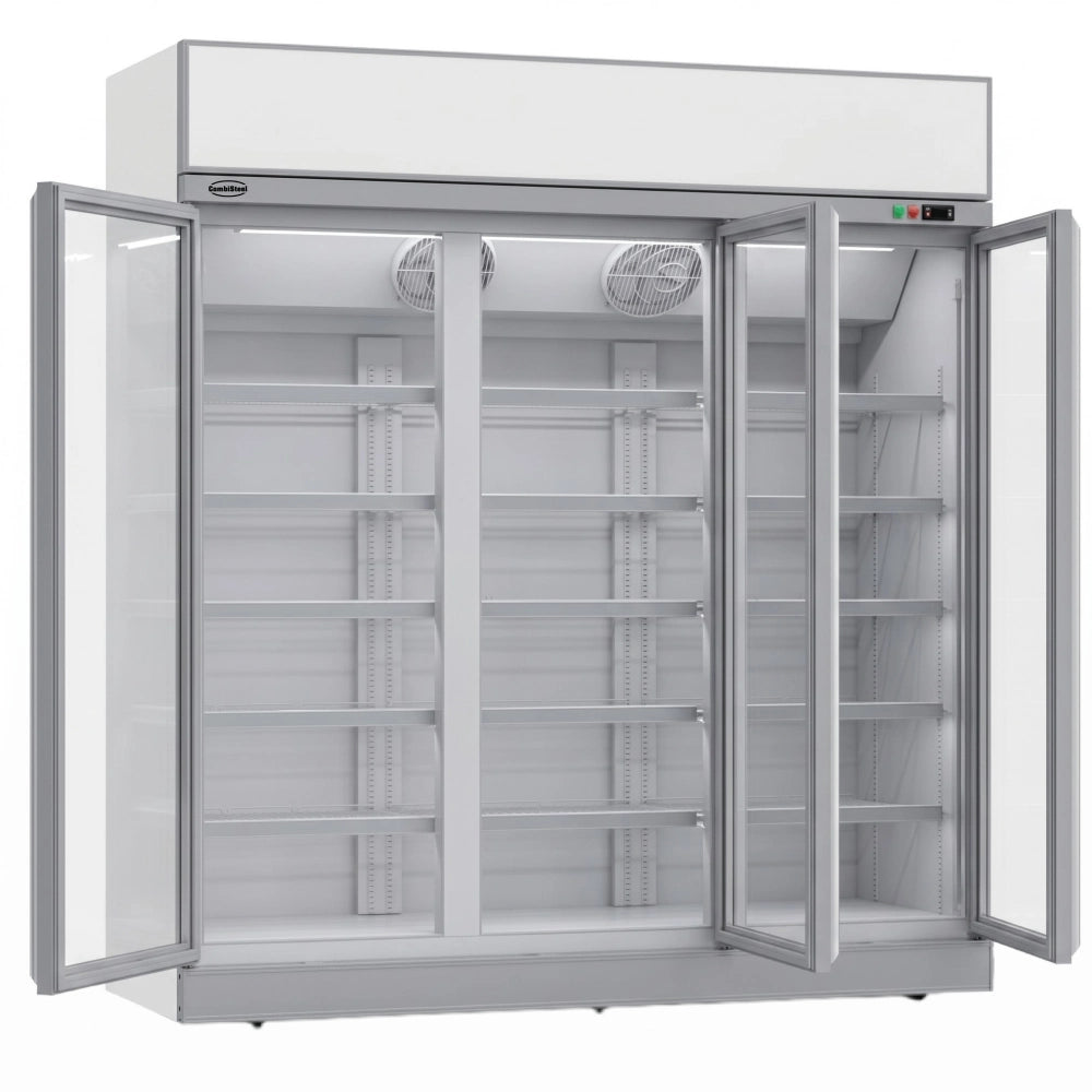 White 3-Door Display Fridge INS-1530R