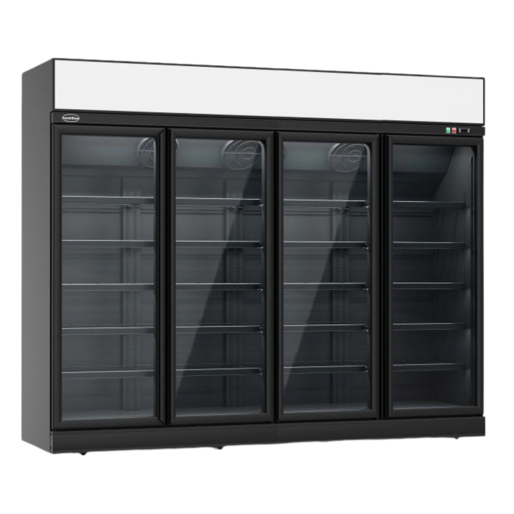 Black 4-Door Display Freezer INS-2060F