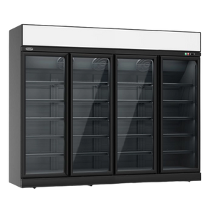 Black 4-Door Display Freezer INS-2060F