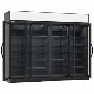 Black 4-Door Display Freezer INS-2060F
