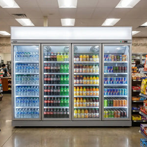 White 4-Door Display Fridge INS-2060R