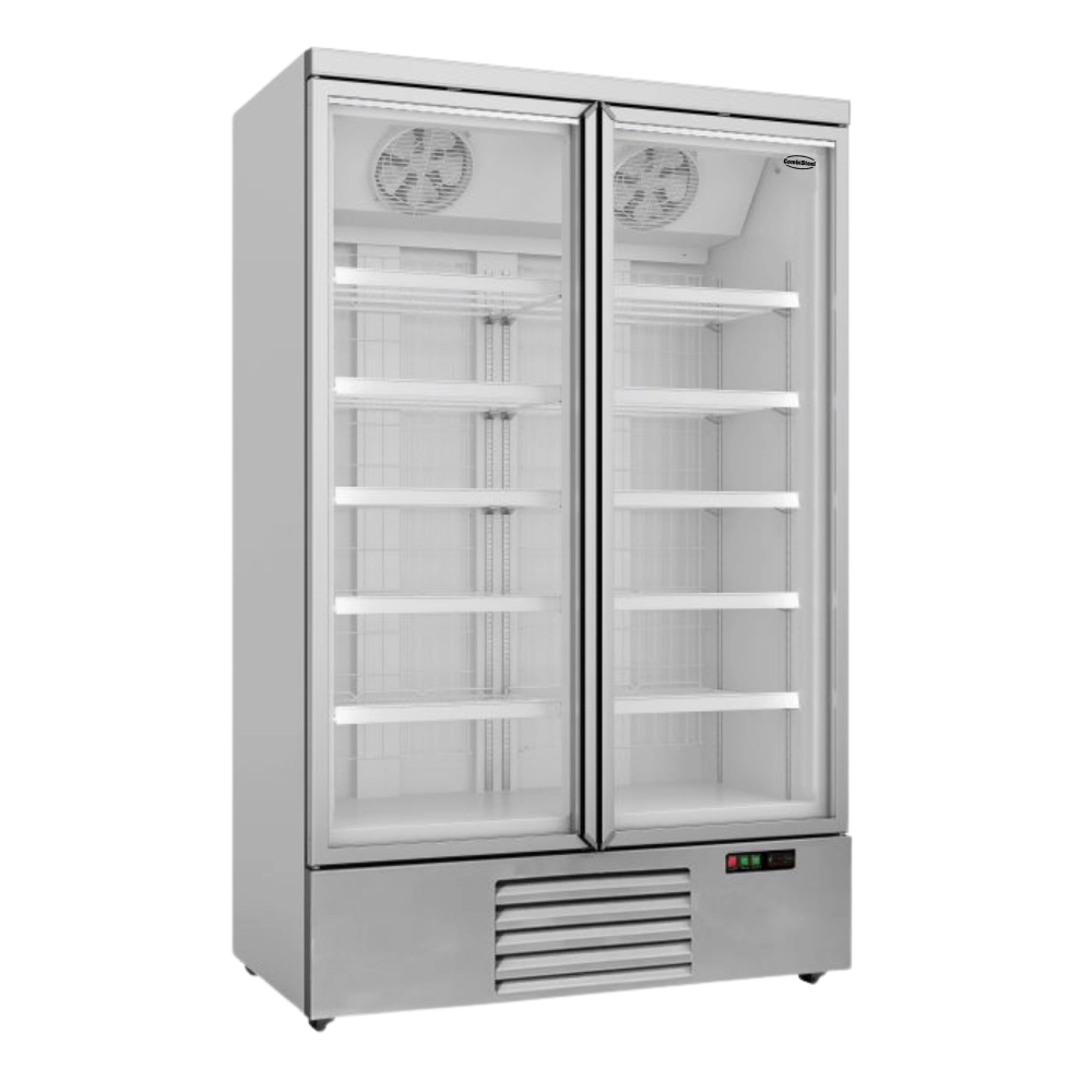 White 2-Door Display Freezer JDE-1000F