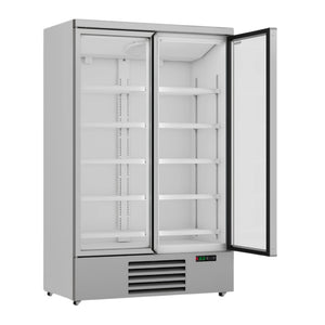 White 2-Door Display Fridge JDE-1000R