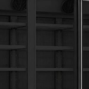 Black 3-Door Display Freezer JDE-1530F