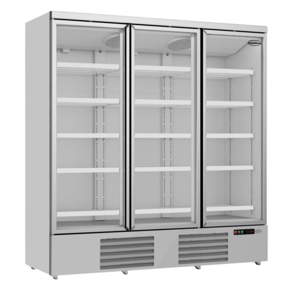 White 3-Door Display Fridge JDE-1530R