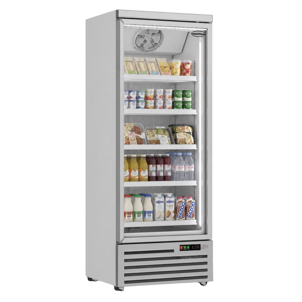 White 1-Door Display Freezer JDE-600F