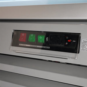 White 1-Door Display Freezer JDE-600F