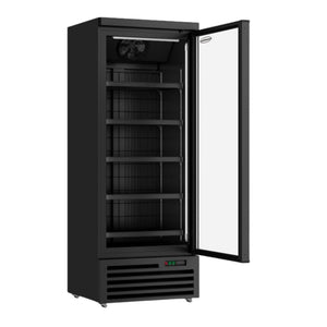 Black 1-Door Display Freezer JDE-600F Bl