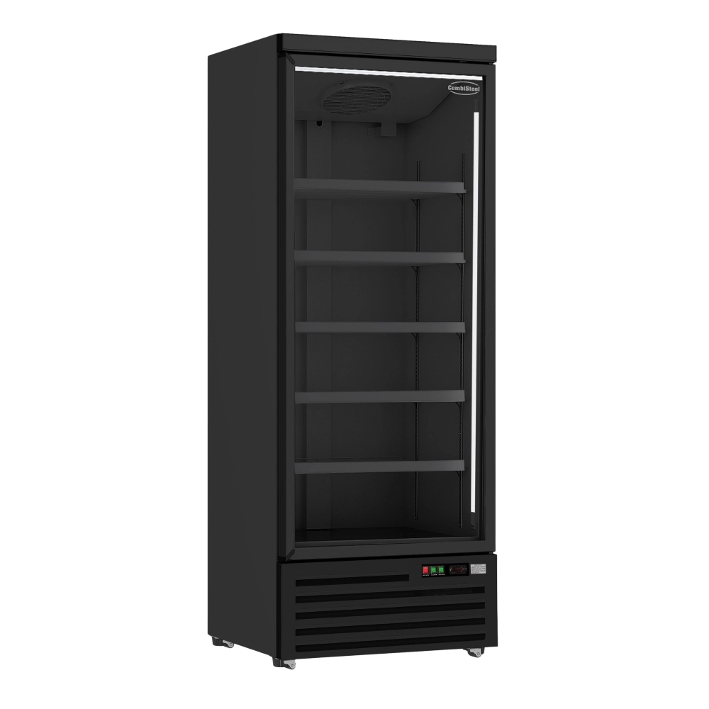 Black 1-Door Display Fridge JDE-600R