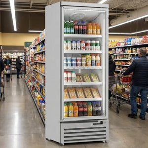 White 1-Door Display Fridge JDE-600R