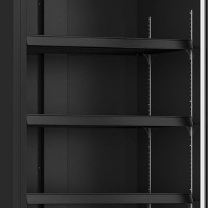 Black 1-Door Display Fridge JDE-600R