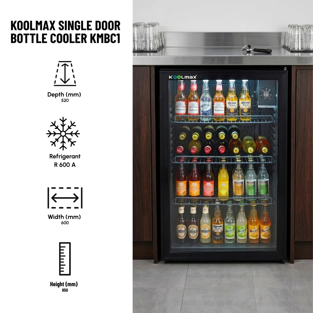 KMBC1 Single Hinged Door Bottle Cooler