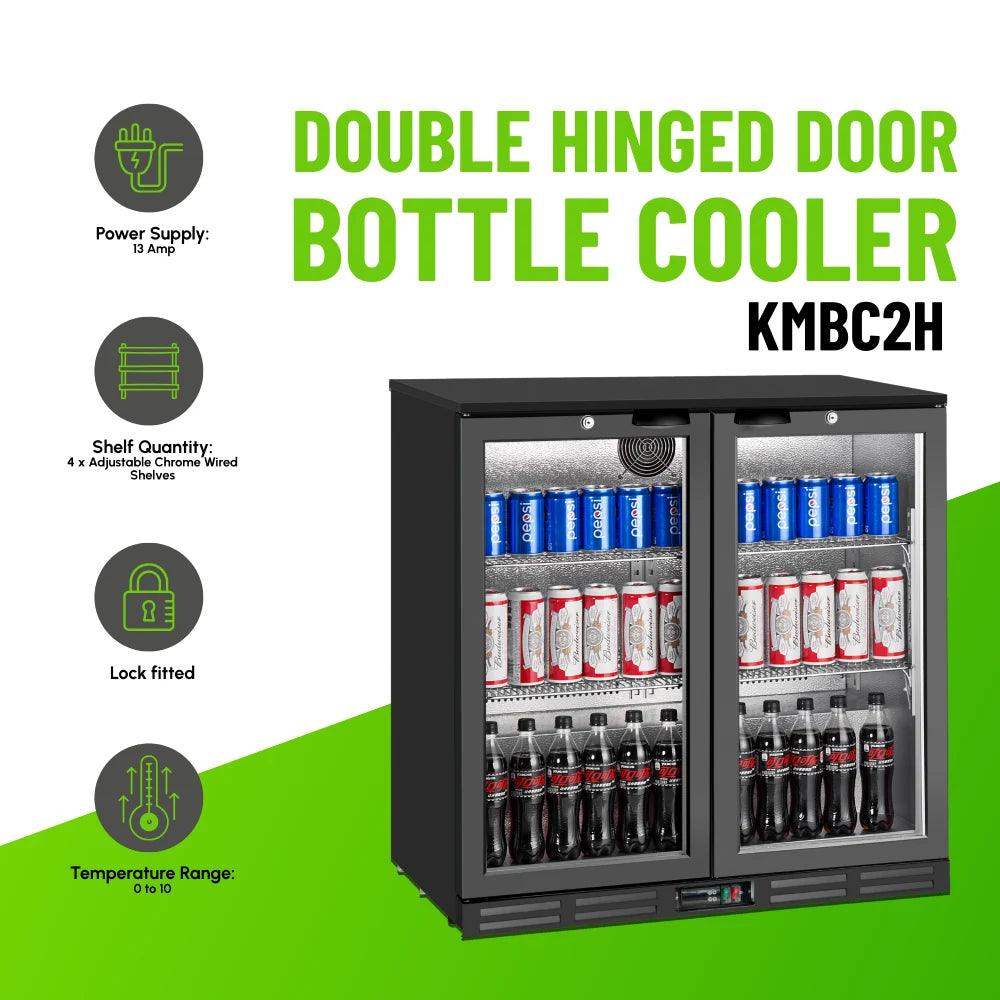 KMBC2H Double Hinged Door Bottle Cooler
