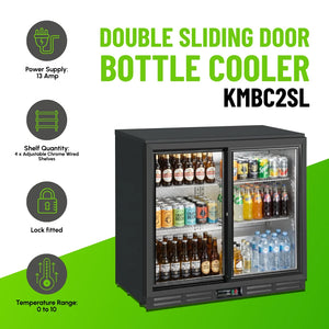 KMBC2SL Double Sliding Door Bottle Cooler