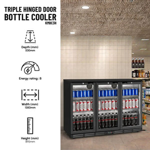 KMBC3H Triple Hinged Door Bottle Cooler