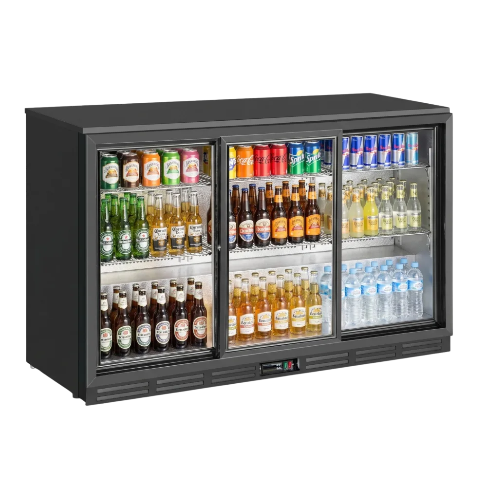 KMBC3SL Triple Sliding Door Bottle Cooler