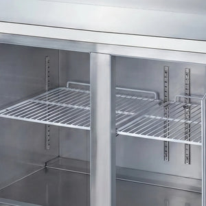 KMC2DS Double Door Prep-Counter Chiller