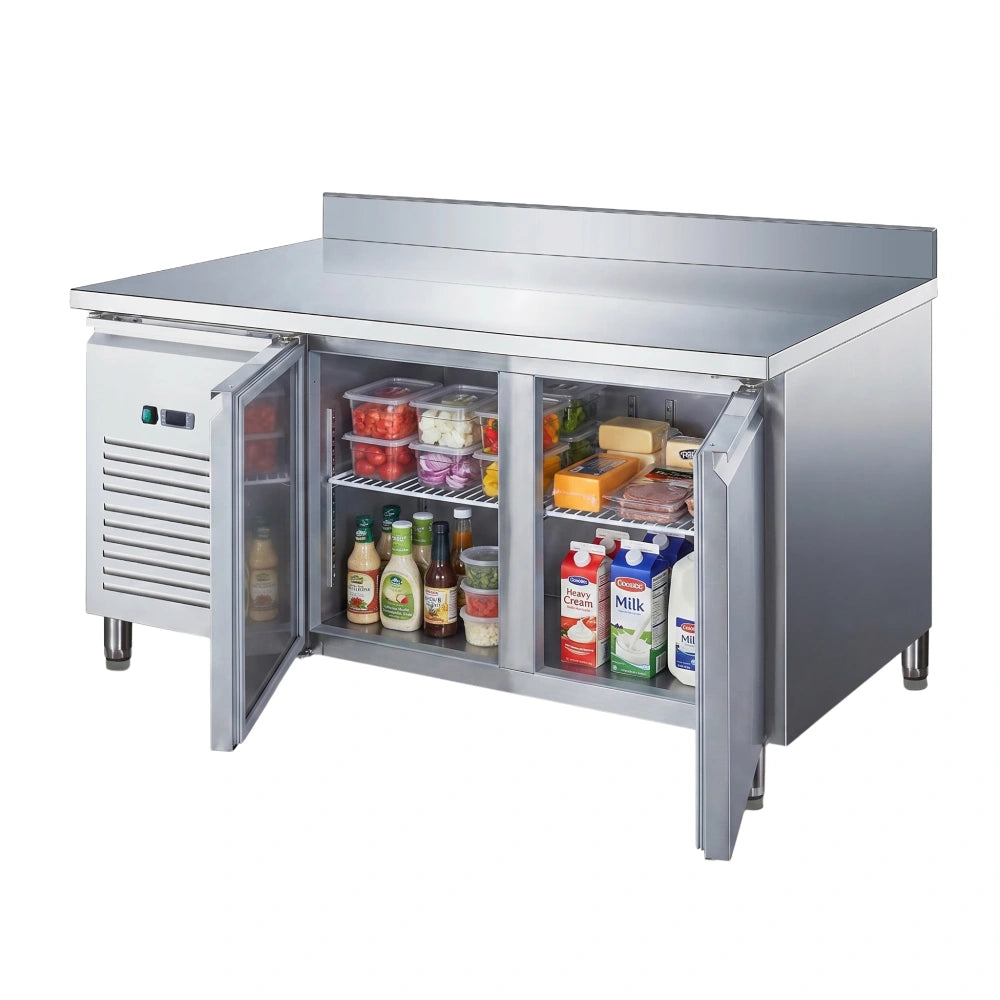 KMC2DS Double Door Prep-Counter Chiller