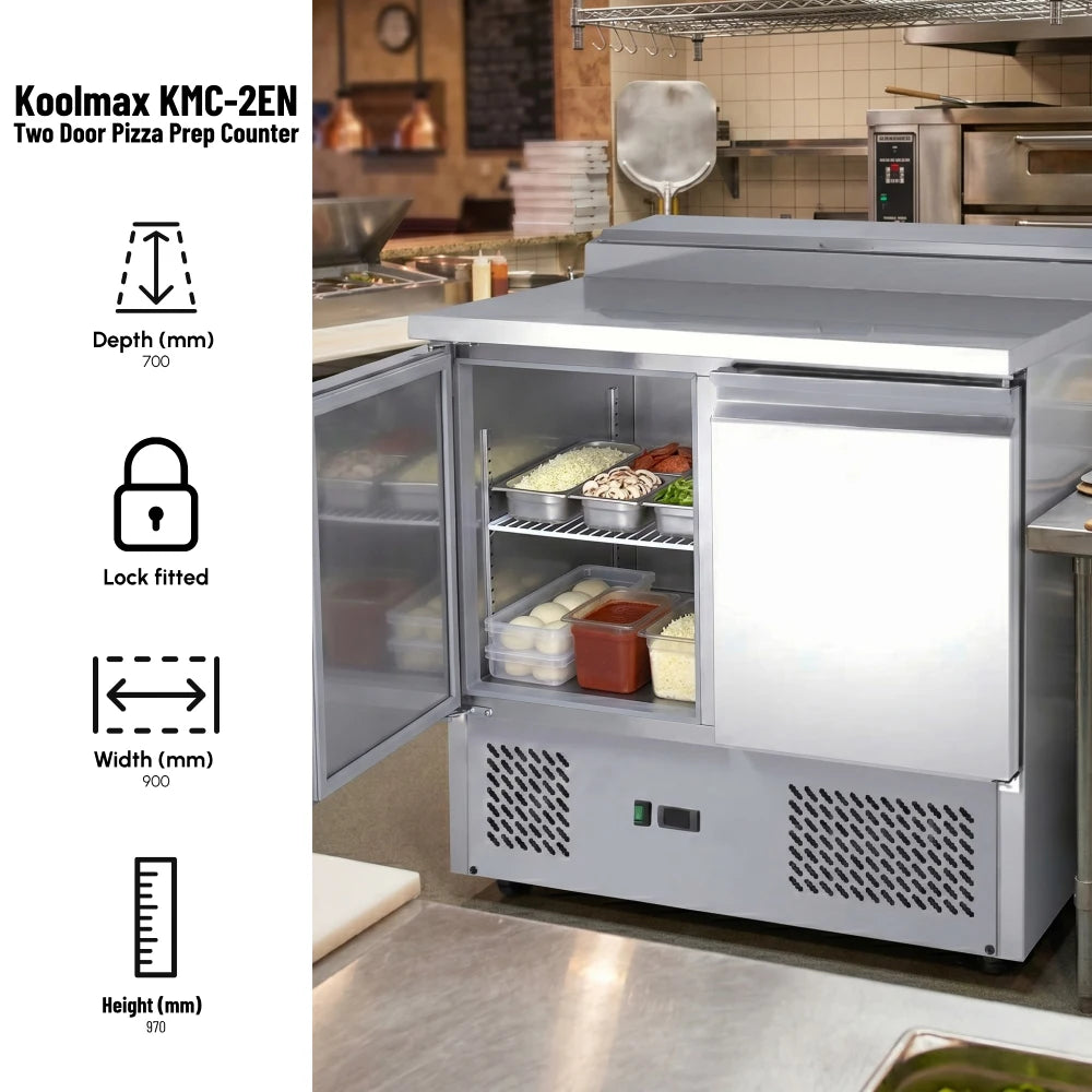2-Door Pizza Prep Counter