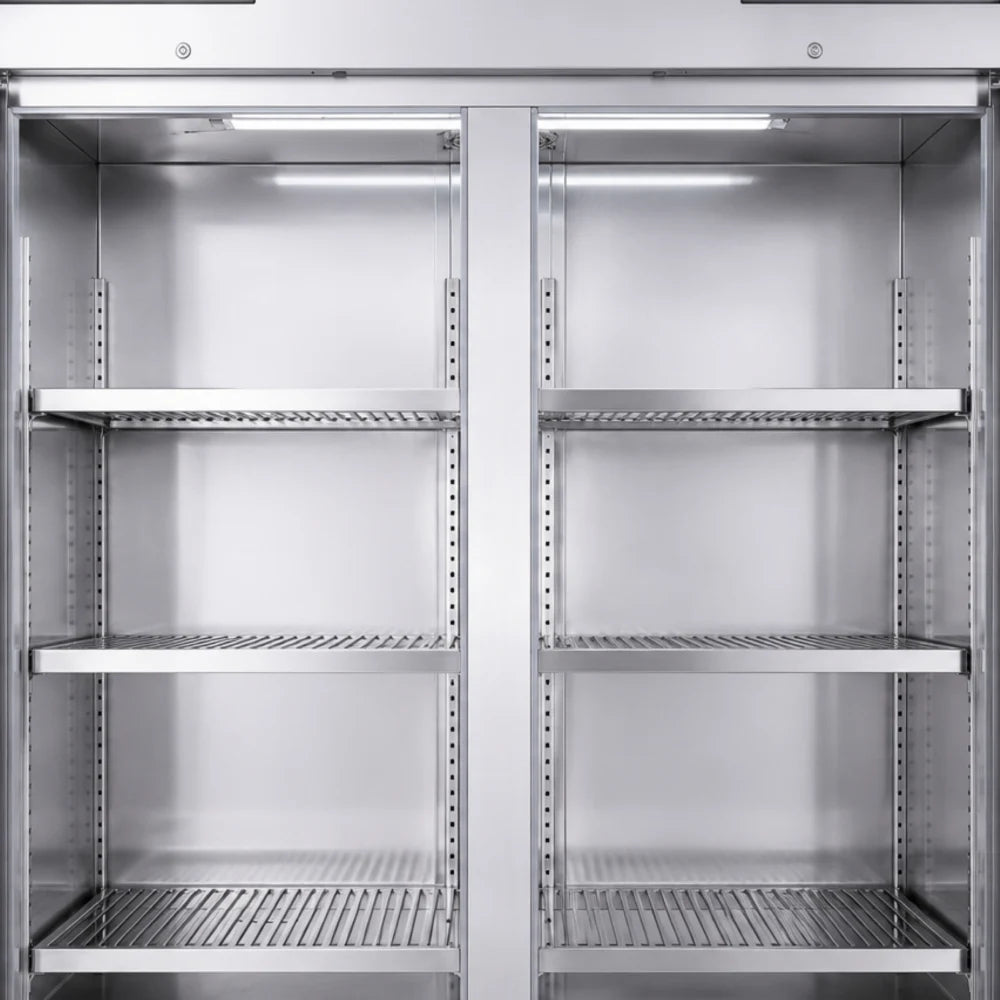 KMC2SS Double Door Upright Chiller