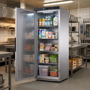 KMC400S Single Door Upright Chiller Stainless-Steel